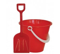Bucket & Spade Good Quality Red