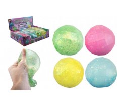 Glitz Crystal Ball Squishy Toy 6cm 4 Assorted