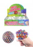 Squishy 7cm Mesh Net Ball With Colour Beads