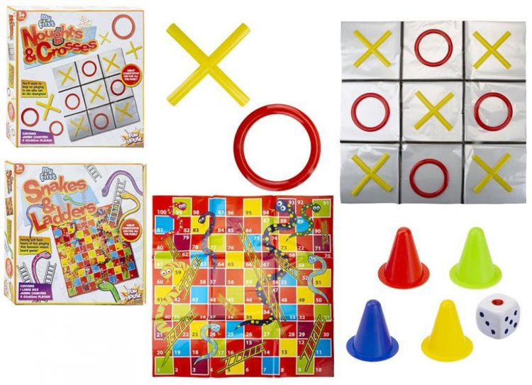 My First Noughts And Crosses Or Snakes & Ladders - Click Image to Close