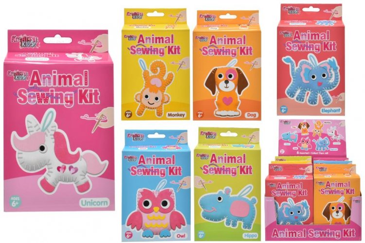 Animal Sewing Kit ( Assorted Designs ) - Click Image to Close