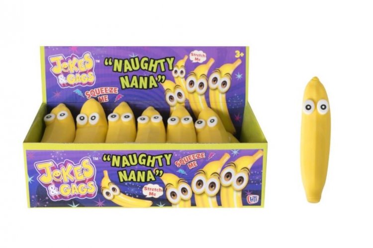 Jokes & Gags Squeeze Squishy Naughty Nana Banana - Click Image to Close