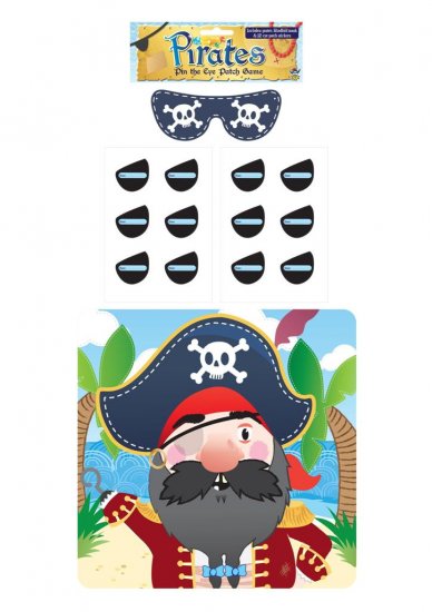 Stick The Eye Patch On The Pirate Game - Click Image to Close