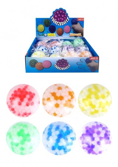 Squish Squeezy 7cm Sensory Ball ( Assorted Colours ) - Click Image to Close