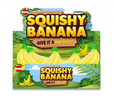 Banana Squeeze Squishy Toy