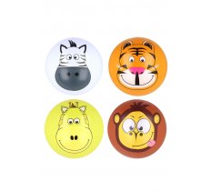 Inflatable Beach Ball with Jungle Faces 30cm