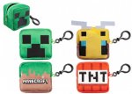 Minecraft Plush Coin Purse With Clip 8cm 4 Assorted