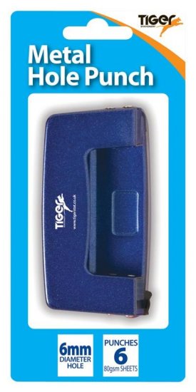 Tiger Metal 2 Hole Punch - Click Image to Close
