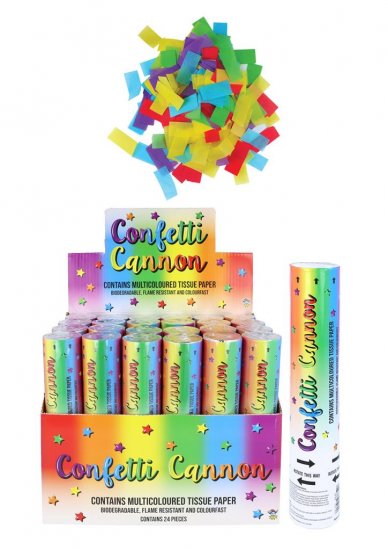 Confetti Canon Coloured Paper 20cm - Click Image to Close
