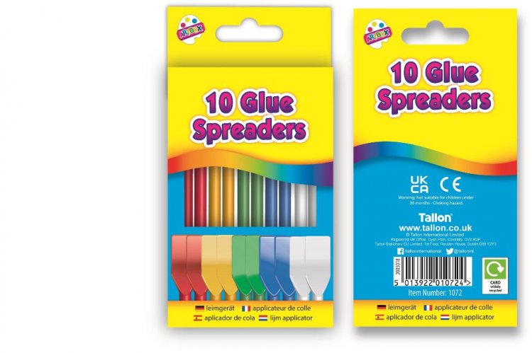 Tallon 10 Plastic Glue Spreaders - Click Image to Close