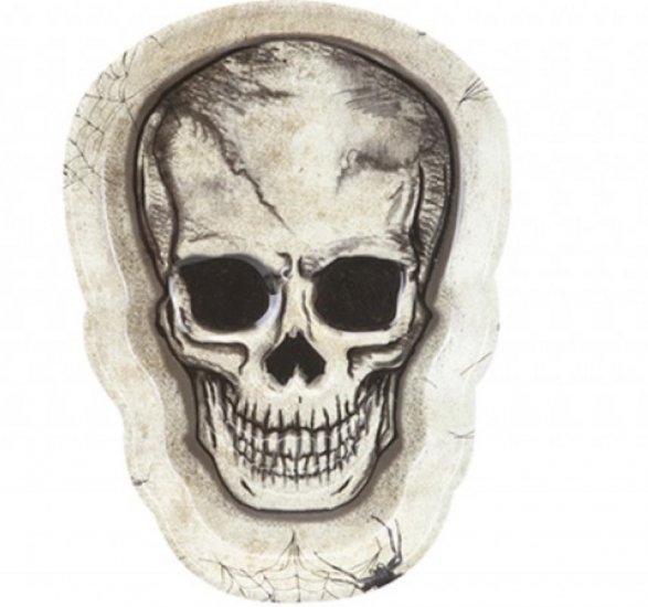 Skull Shaped Candy Tray - Click Image to Close