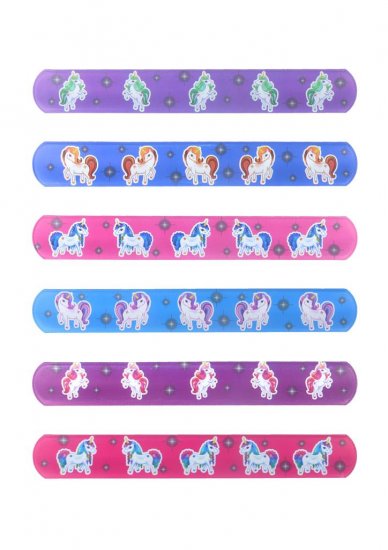 Unicorn 22 X 3cm Snap Bracelet x 120 ( 15p Each ) - Click Image to Close