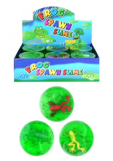 Frog Spawn Slime With Eggs & Frog 8cm X 1.5cm - Click Image to Close
