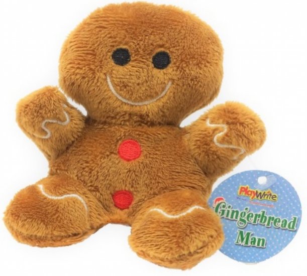Plush 10cm Gingerbread Man - Click Image to Close