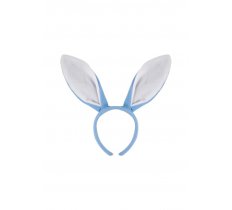 Bunny Ears Headband Blue 27 x 28cm