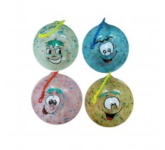 10" ( 25cm ) Confetti Face Fruit Scented Ball With Keychain