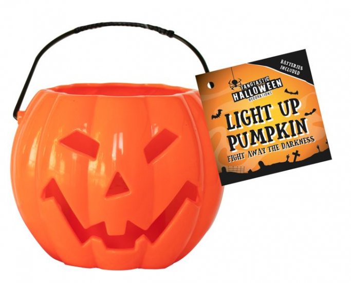 Pumpkin Cauldron Light - Click Image to Close