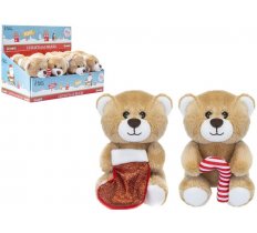 Sitting 5" Christmas Bear ( Assorted Designs )