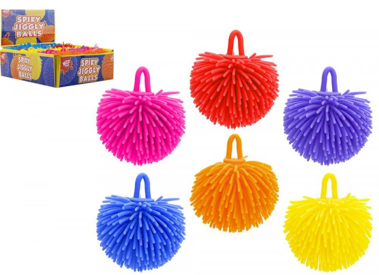 Spiky Jiggly Ball 7cm ( Assorted Colours ) - Click Image to Close