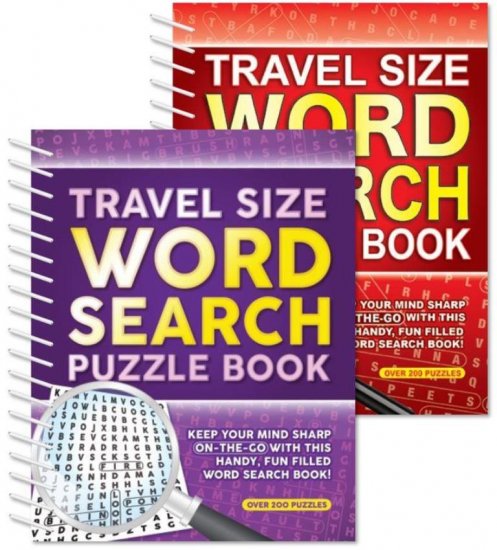 Travel Size Word Search, Spiral Bound - Click Image to Close