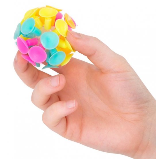 6cm Sucker Ball With Light - Click Image to Close