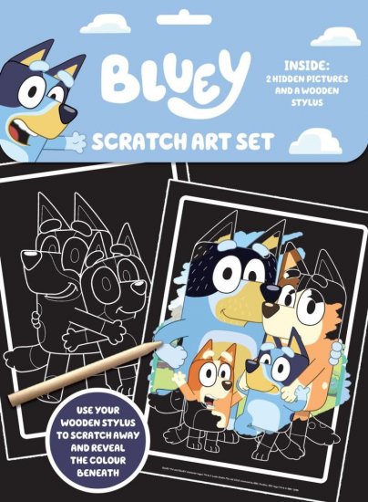 Bluey Scratch Art Set - Click Image to Close