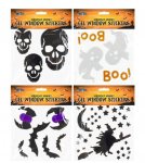 Halloween Gel Window Stickers ( Assorted Designs )