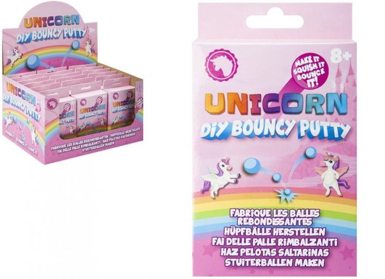 Unicorn DIY Bouncing Putty - Click Image to Close