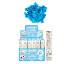 Gender Reveal Its A Boy Paper Confetti Cannon Shooter 20cm