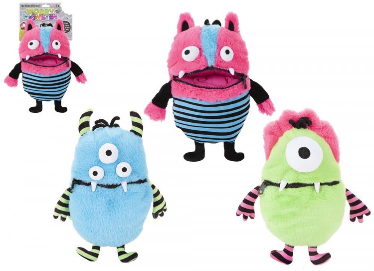 Plush Worry Monster 11" - Click Image to Close