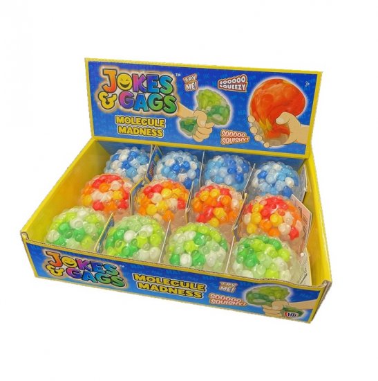 Jokes & Gags Molecule Madness Sensory Squeeze Squishy Toy - Click Image to Close