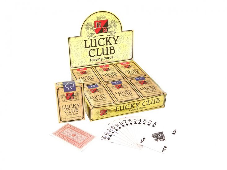 Lucky Club Playing Cards 9cm X 6cm - Click Image to Close