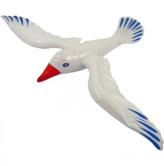 INFLATABLE SEAGULL 76CM - Click Image to Close
