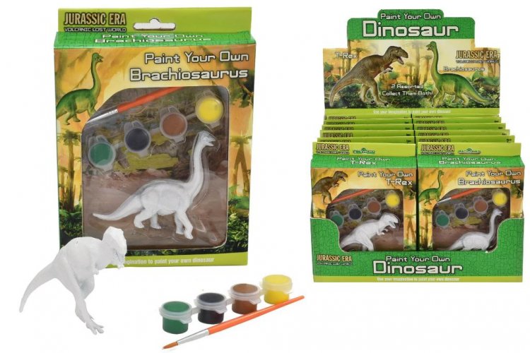 Paint Your Own Dinosaur Kit - Click Image to Close