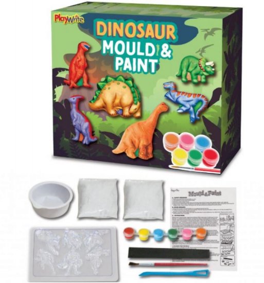 Dinosaur Mould & Paint 27X23cm - Click Image to Close