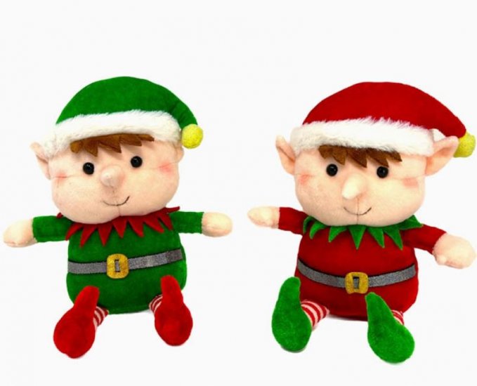 Plush Christmas Elf 18cm - Click Image to Close