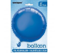 Solid Round Foil Balloon 18" Royal Blue