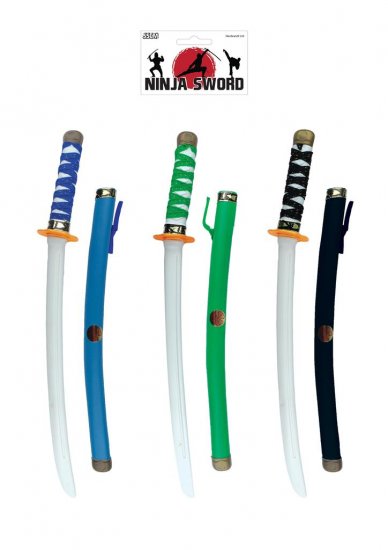 Ninja Plastic Sword 55cm - Click Image to Close