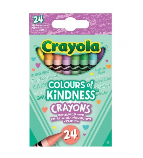 Crayola Colour Of Kindness Crayons 24pc - Click Image to Close