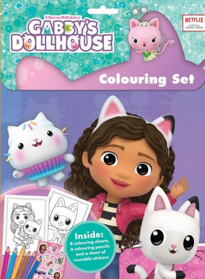 Gabby's Dollhouse Colouring Set - Click Image to Close