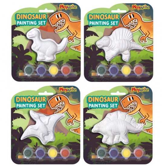 Dinosaur Plaster Painting Set 20 x 17 x 2cm - Click Image to Close