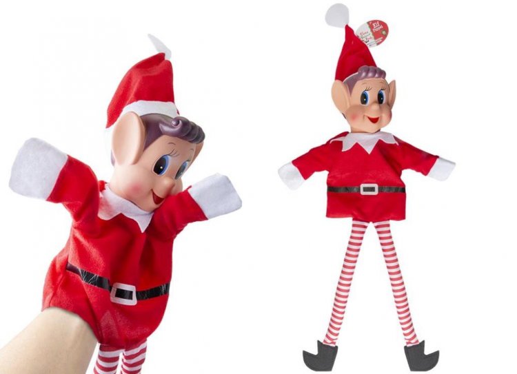 69cm Adult Size Elf Glove Puppet - Click Image to Close