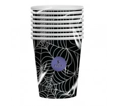 Halloween Paper Cups 270ml 8 Pack - Adults