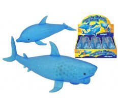 Light Up Squeeze Squishy Shark & Dolphin Toy