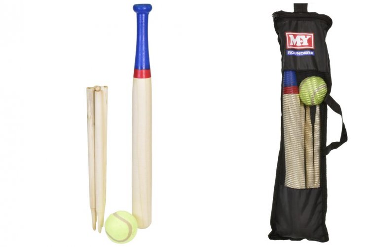 Wooden Deluxe Rounders Set - Click Image to Close