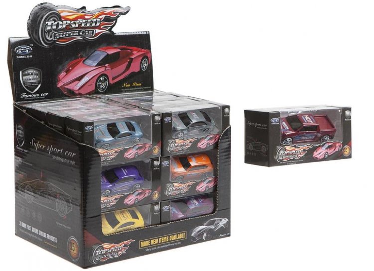 Die Cast Top Speed Super Cars 2.5" - Click Image to Close