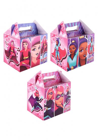 Super Girls Party Box 14cm x 9.5cm x 12cm - Click Image to Close