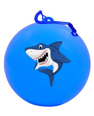 10" ( 25cm ) Shark Ball With Keychain