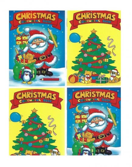 A6 Christmas Colouring Book - Click Image to Close