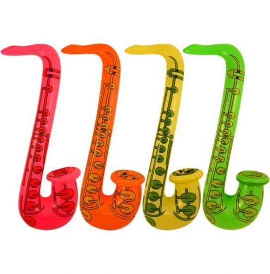 Inflatable Saxophone 75cm - Click Image to Close